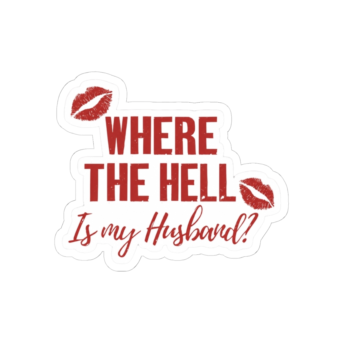 RAYE “Where Is My Husband?” Typography Quote Design - alternate angle 2, merchandise